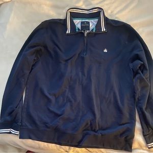 Brooks Brothers Navy Blue pull over.